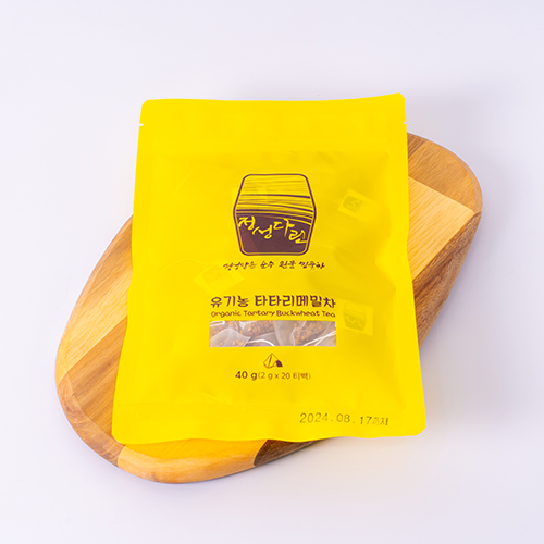 정성다린 - 유기농 타타리 메밀차 40g (2g x 20티백, 지퍼백)