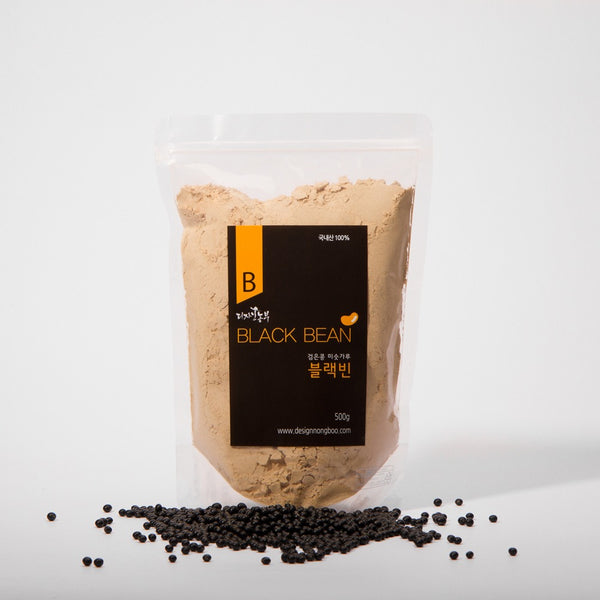 디자인농부 - 검은콩 미숫가루 블랙빈 (500g) x 5개 유통기한 : 2026년 8월 7일