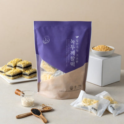 [꽃마Fresh] 창억떡 녹두깨찰떡 500g