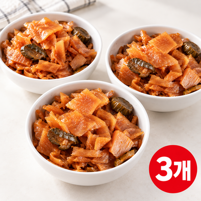[무료별도배송][꽃마Fresh] 맛깔난 밑반찬 오복채 (1LB X 3팩)