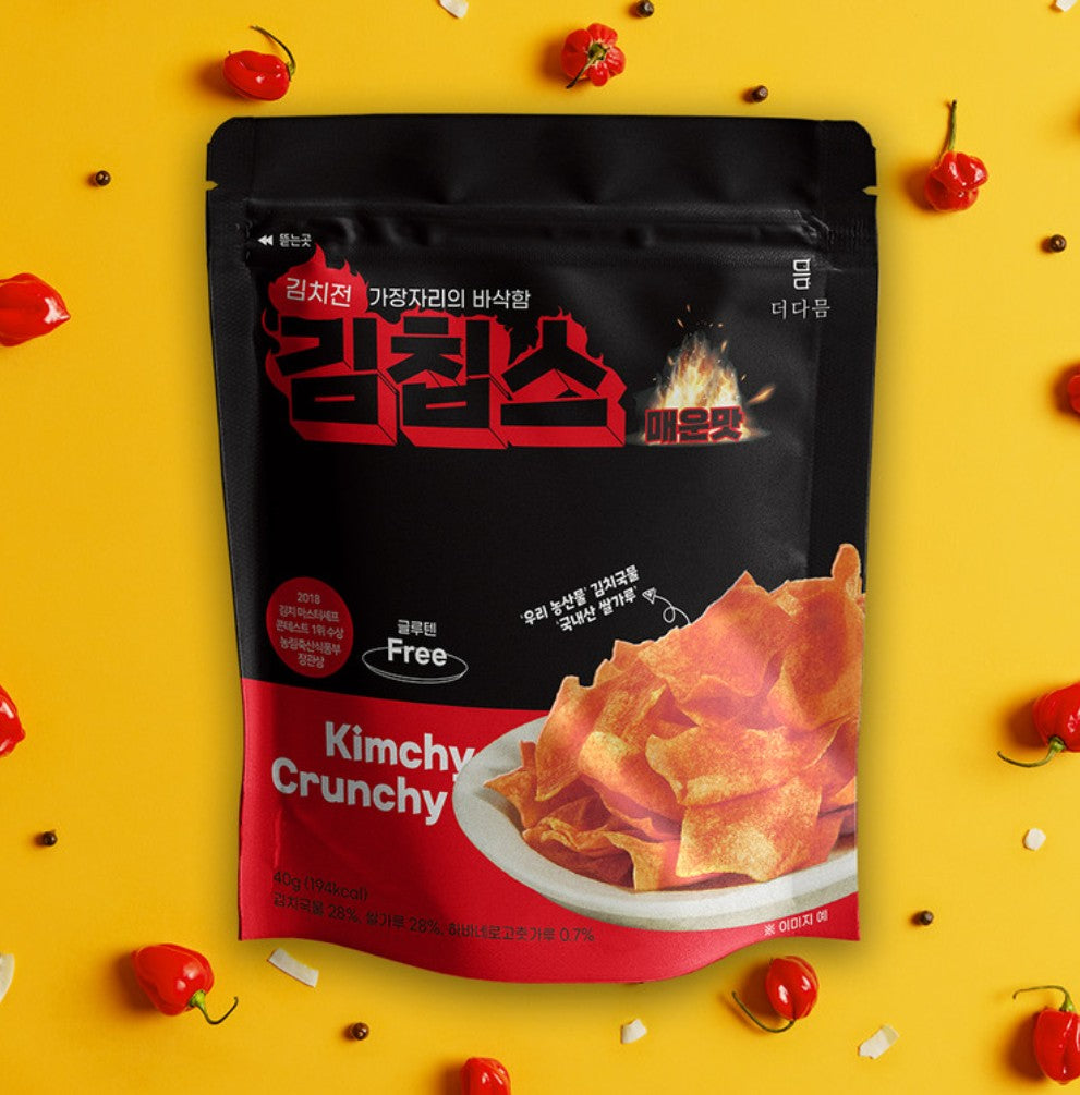 더다믐 - 김칩스 매운맛 40g 유통기한: 2025년 11월 20일