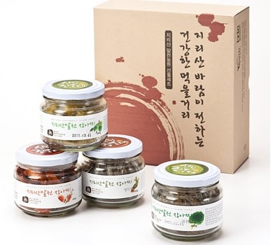 [고국배송] 밥도둑장아찌 3종 선물세트 [산마늘. 매실. 청양초]