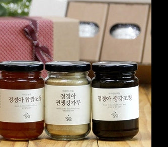 [고국배송] 조청셋트할인 1호 (찹쌀조청+찐생강가루+생강조청).