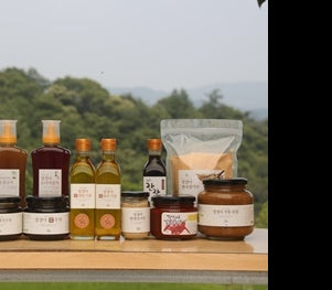 [고국배송] 조청셋트할인 1호 (찹쌀조청+찐생강가루+생강조청).