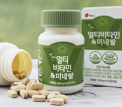 [고국배송] 꽃마 멀티비타민&미네랄 2통(60정*2통)