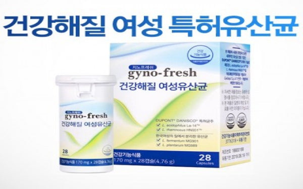 [고국배송] 지노프레쉬 건강해질 여성유산균 170mgx30캡슐/질유래유산균