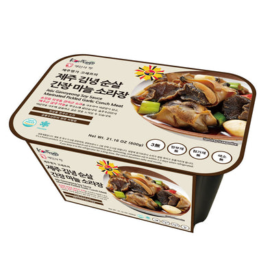 [꽃마Fresh] 제주명가 - 제주 김녕 순살 간장 마늘 소라장 (600g)<br>유통기한 : 2025년 7월 24일