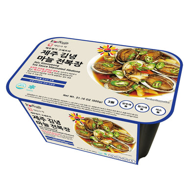 [꽃마Fresh] 제주명가 - 제주 김녕 마늘 전복장 (600g)<br>유통기한 : 2025년 10월 15일