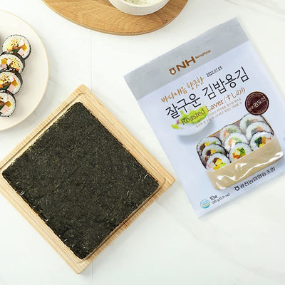 농협 - 잘구운 김밥용김 (10매, 20g)<br>유통기한 : 2024년 6월 18일
