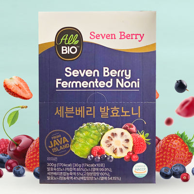올바이오 - 유기농 세븐베리 발효노니 300g (30gx10개입) 유통기한: 2027년 5월 15일
