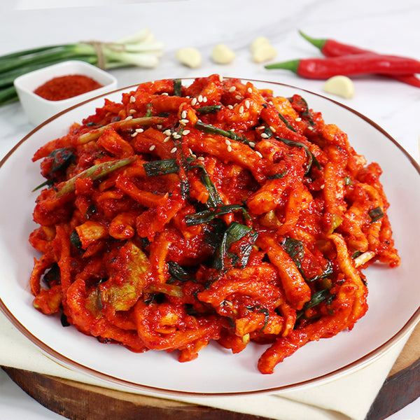 [무료별도배송] 전라남도 새벽팜 김치 - 깻잎김치 1kg + 고들빼기김치 1kg + 무말랭이김치 1kg