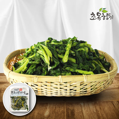 [꽃마Fresh] 초목향기 데친 무청시래기 200g (옵션선택)