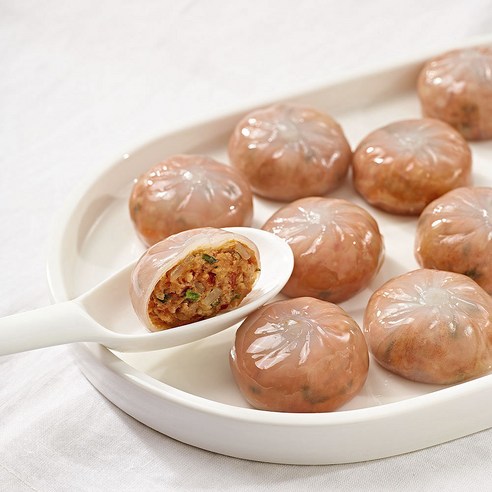 한만두 - 투명한 김치만두 물방울 1봉 (420g)