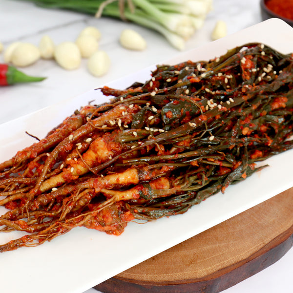 [무료별도배송] 전라남도 새벽팜 김치 - 깻잎김치 1kg + 고들빼기김치 1kg + 무말랭이김치 1kg