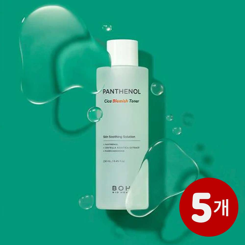 바이오힐보 판테놀시카 블레미쉬 토너 (250mL) x 5개 유통기한: 2026년 3월 6일