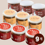 [무료별도배송] 최인선 셰프의 순살게장,꼬막장 세트 (총 9개)