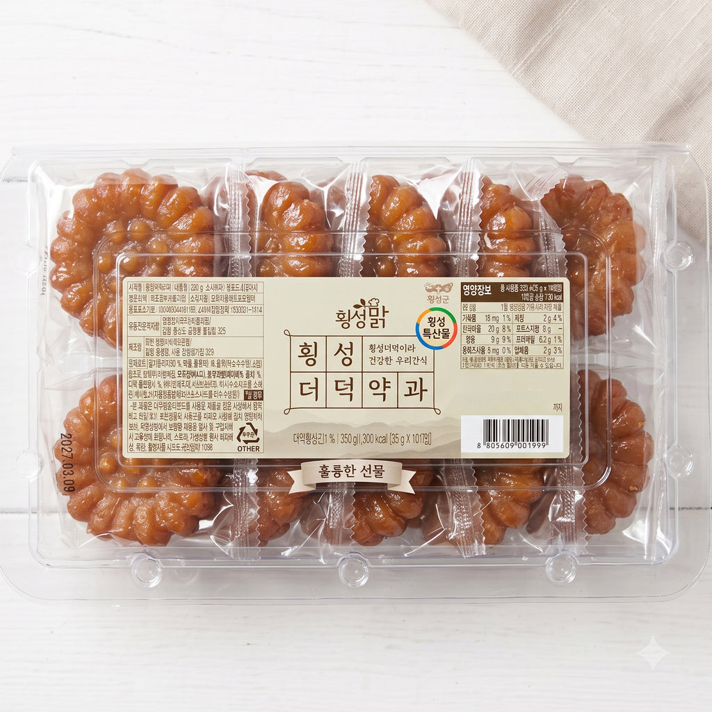 횡성맑 - 횡성 더덕약과 350g (10개입)