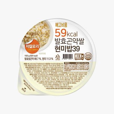 곤약닷컴 - 빼고비움 59kcal 발효곤약쌀 현미밥39