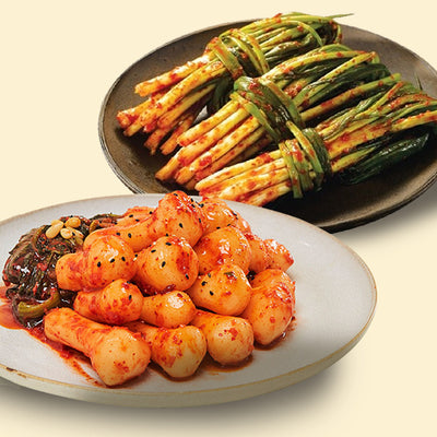 [꽃마Fresh] 예소담 파김치 1kg+총각김치 1kg