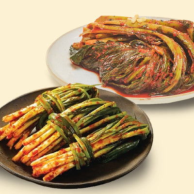 [꽃마Fresh] 예소담 파김치 1kg+갓김치 1kg