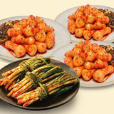 [무료별도배송] 예소담 김치 2종세트 4kg (총각김치 1kg * 3봉 + 파김치 1kg* 1봉)