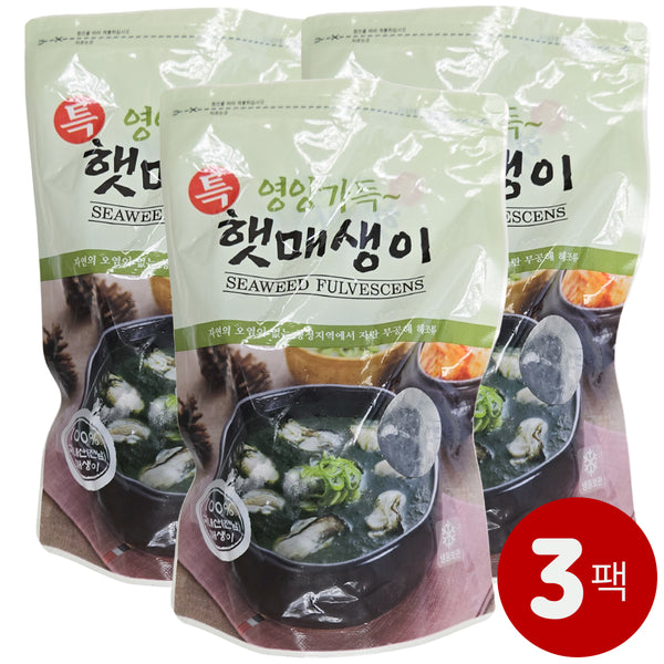 [꽃마Fresh] 골든힐 매생이 300g x 3봉 유통기한: 2026년 6월 3일