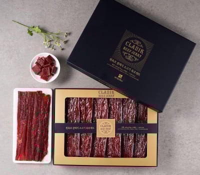 [고국배송] [항진육포] 원육포 클래식 소고기 육포 선물세트 420g