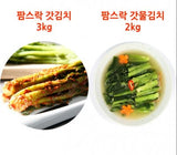 [고국배송] [팜스락]돌산 삼채 갓김치3kg,갓물김치2kg