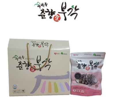 [고국배송] 바래봉 춘향애부각 선물세트 중 김부각 50g x 10봉
