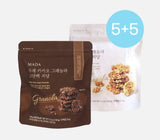 [고국배송] MADA 오리지널 그래놀라 5봉+카카오 그래놀라 5봉