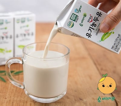 [고국배송] (바리의꿈) Non-GMO 유기농 두유 190ml 32팩