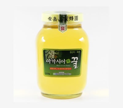 [고국배송] [꽃꿀100%] 설악산허니팜_아카시아꿀 2.4kg.