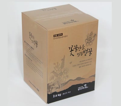 [고국배송] [꽃꿀100%] 벌꿀세트 3호_아카시아꿀+야생화꿀 각2.4kg.