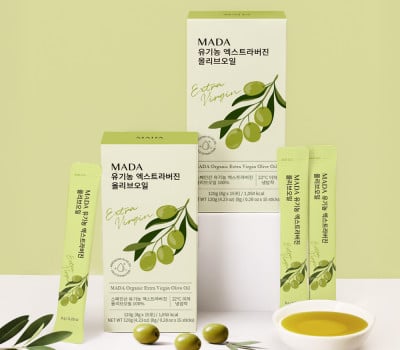 MADA 유기농 엑스트라버진 올리브오일 스틱 8g (15포x3개)