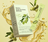 [고국배송] MADA 유기농 엑스트라버진 올리브오일 스틱 8g, 15포x5개