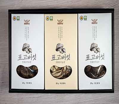 [고국배송] 유기농 혼합-동고120g*절편100g*흑화고120g