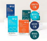 [한국직배송] 꽃마 오메가3(1)+칼마디(1)+비타민 남성용(1)+루테인(1)