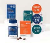 [한국직배송] 꽃마 오메가3(2)+멀티비타민 남성용(2)+루테인(2)