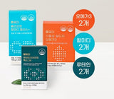 [한국직배송] 꽃마 오메가3(2)+칼마디(2)+루테인(2)