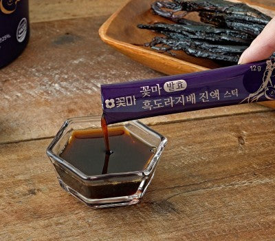 [한국직배송] 꽃마 발효 흑도라지배 진액스틱(12g*50포) 2통