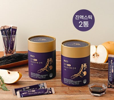 [한국직배송] 꽃마 발효 흑도라지배 진액스틱(12g*50포) 2통
