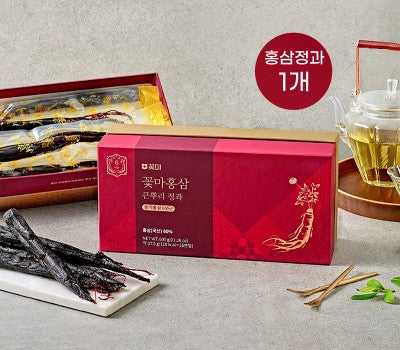 [한국직배송] 꽃마홍삼 큰뿌리 정과(37.5g*16본) 1박스