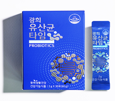 [고국배송] 광희생활건강 유산균타임 30포