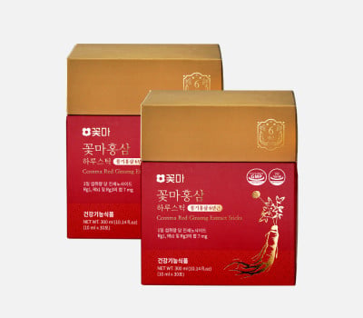 [고국배송] 꽃마홍삼 하루스틱 2박스(60포)