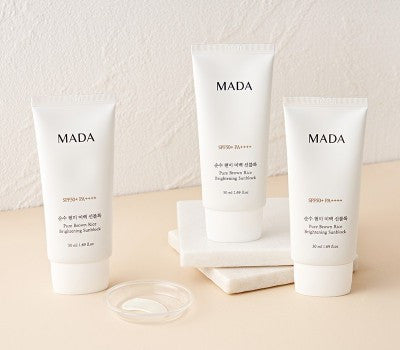 [한국직배송] [기한임박]MADA 순수 현미 미백 선블록 50ml(15개)