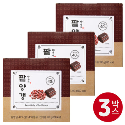 영양간식 양갱애 팥양갱 (40g *6개입) * 3박스 유통기한: 2027년 5월 14알