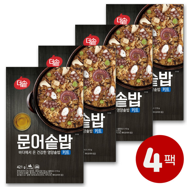 [무료별도배송][꽃마Fresh] 일품일미 문어솥밥 세트 4팩