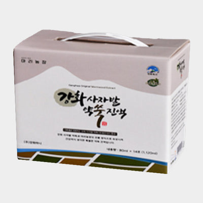 마리농장 강화사자발 약쑥진액 80ml*14포 <br>유통기한 : 2024년 2월 27일