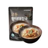 교동식품 -  황태해장국 500g (실온보관) X 3팩 유통기한: 2026년 11월 26일