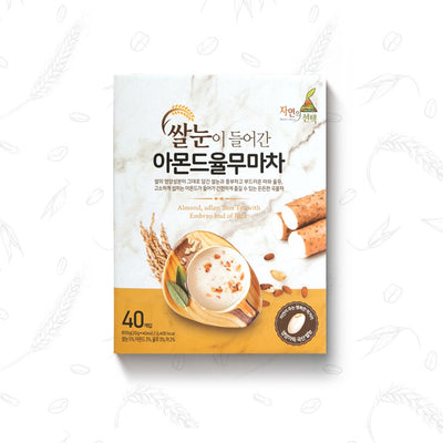 자연의 선택 - 쌀눈이 들어간 아몬드 율무마차 800g (20g x 40스틱)